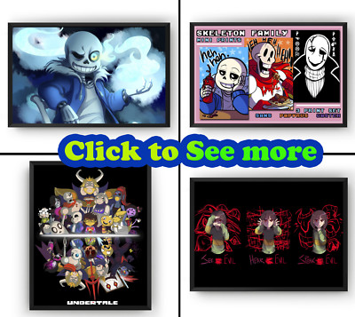 Hochwertiges Poster von Undertale, Undertale, Undertale Poster, Undertale Map