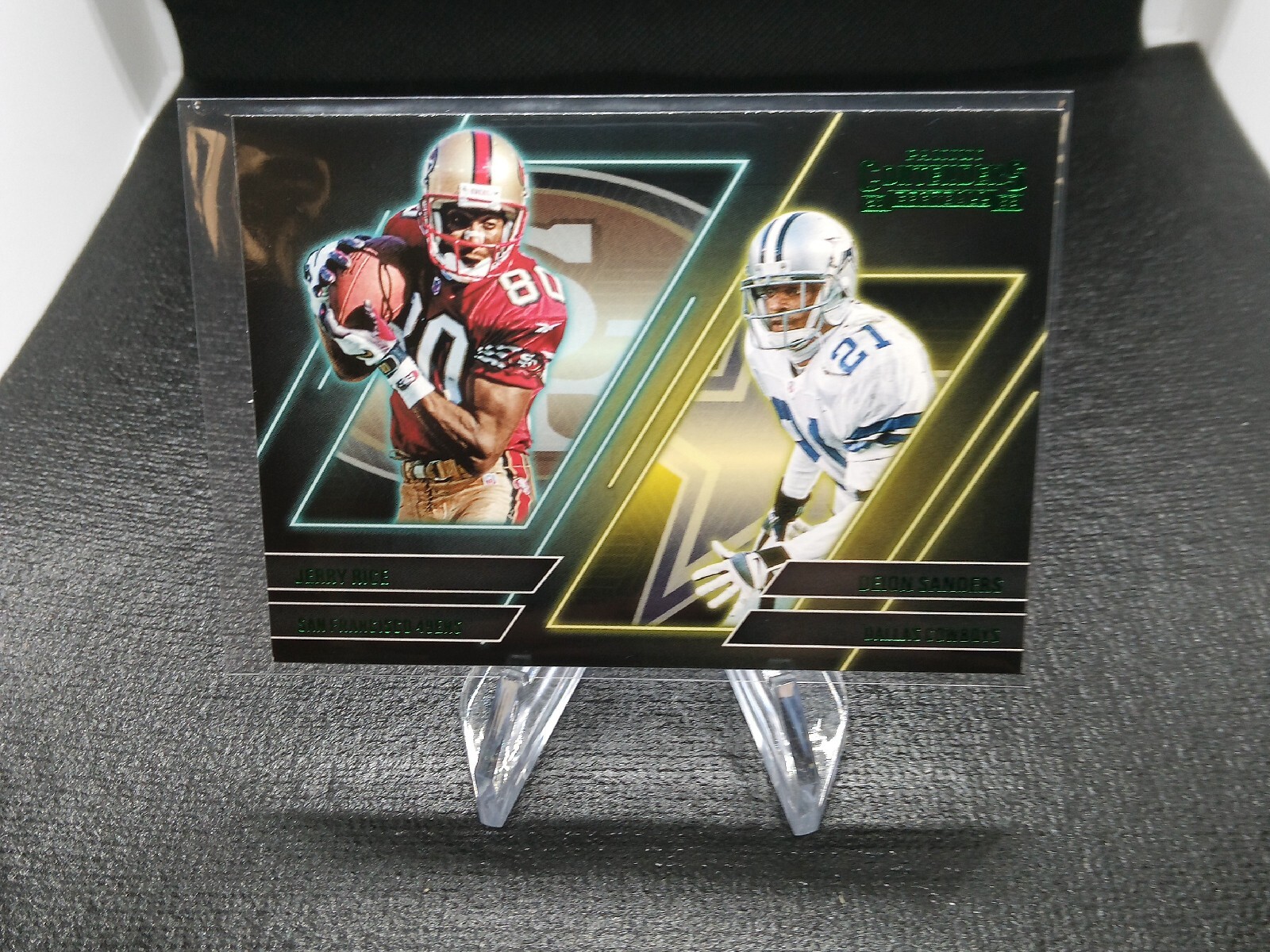 Jerry Rice And Deion Sanders 2022 Panini Contenders #CS-RS