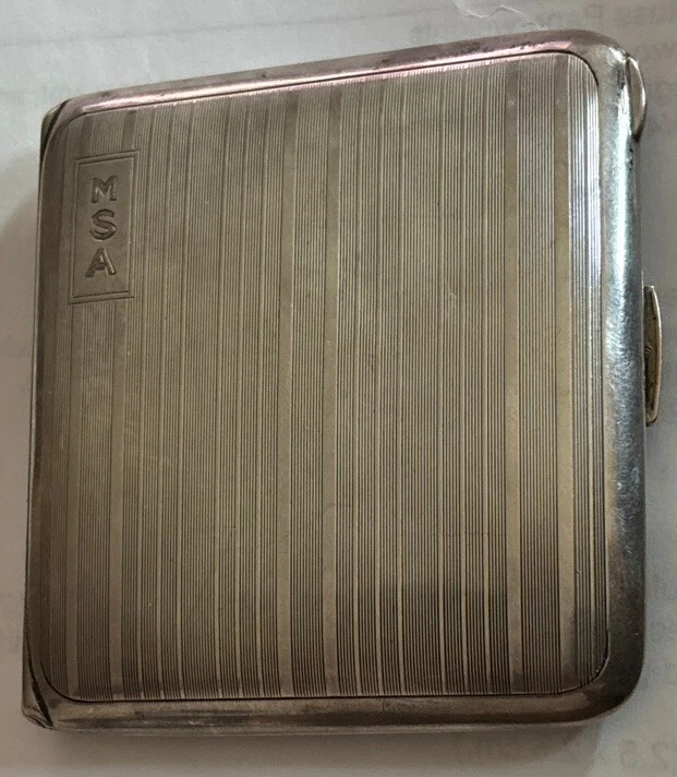 vintage tiffany cigarette case A & Co. Sterling Silver Box (Lot 4026 Tiffany Classic Box in Sterling Silver with Cedar Lining Tiffany and Co. Cigarette Case,