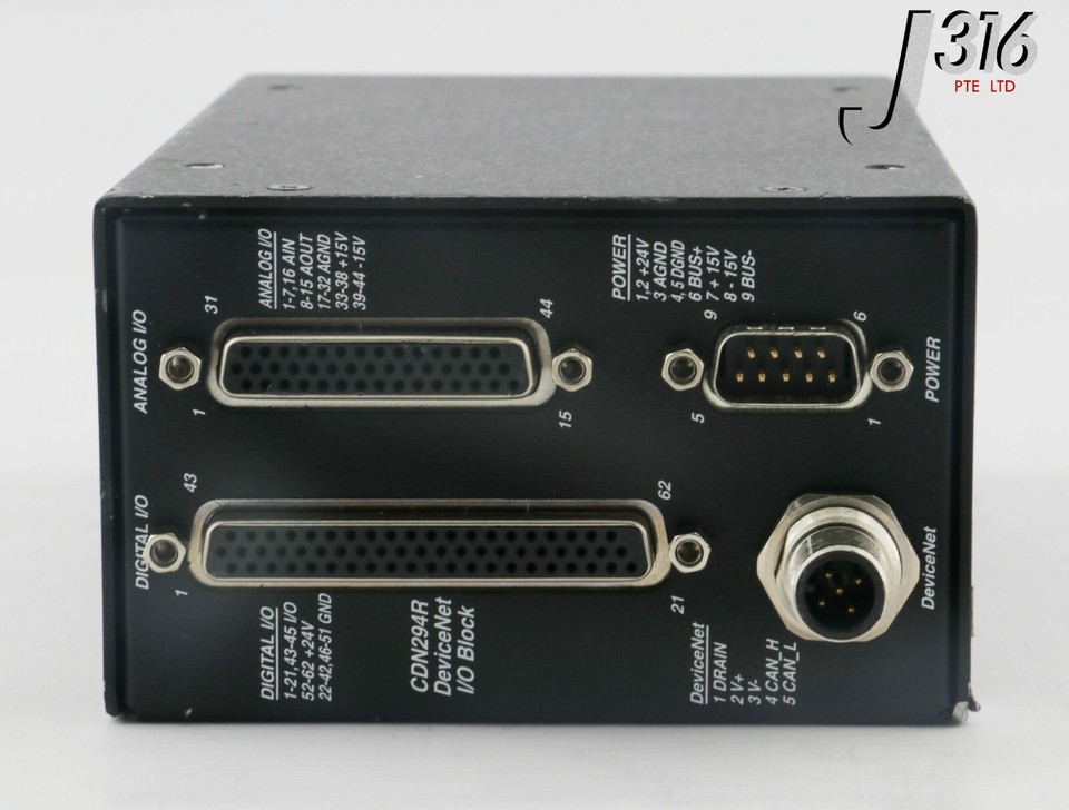 26287 MKS HARDENED DEVICENET I/O BLOCK, AS01294-05, AMAT 0190-48179 ...