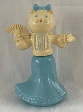 Vintage Bone China Figurine Avon Perfume First Flowers Full Bottle  1221