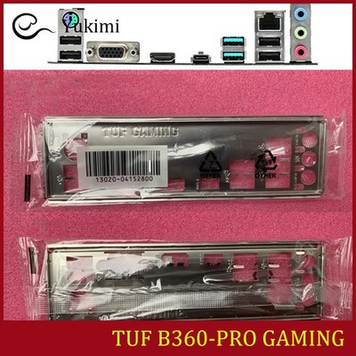 NEW FOR ASUS TUF B360-PRO GAMING Ｍotherboard I/O Shield Backplate