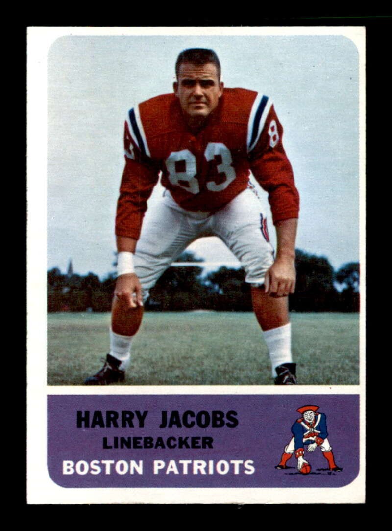 1962 Fleer #10 Harry Jacobs   EXMT/EXMT+ X3422212