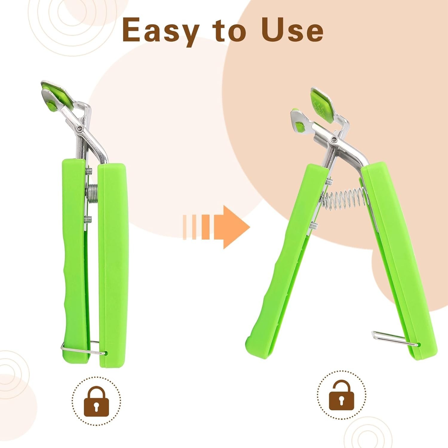 2-Pack Hot Plate Gripper Clips for Safe & Easy Handling of Hot Dishes