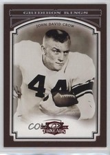 2006 Donruss Threads College Gridiron Kings Red Framed /100 John David Crow 1o4y