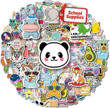 200Pcs Water Bottle Stickers for Kids Teens, Waterproof Vinyl Stickers  Back to