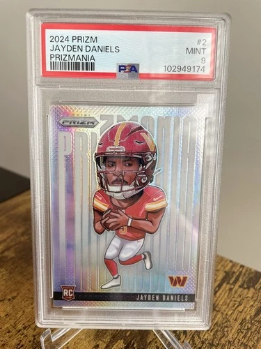 2024 Panini Prizm Jayden Daniels Prizmania PSA 9🔥🔥
