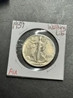 1939 Walking Liberty Silver Half Dollar AU About Uncirculated US 50c Coin (18356