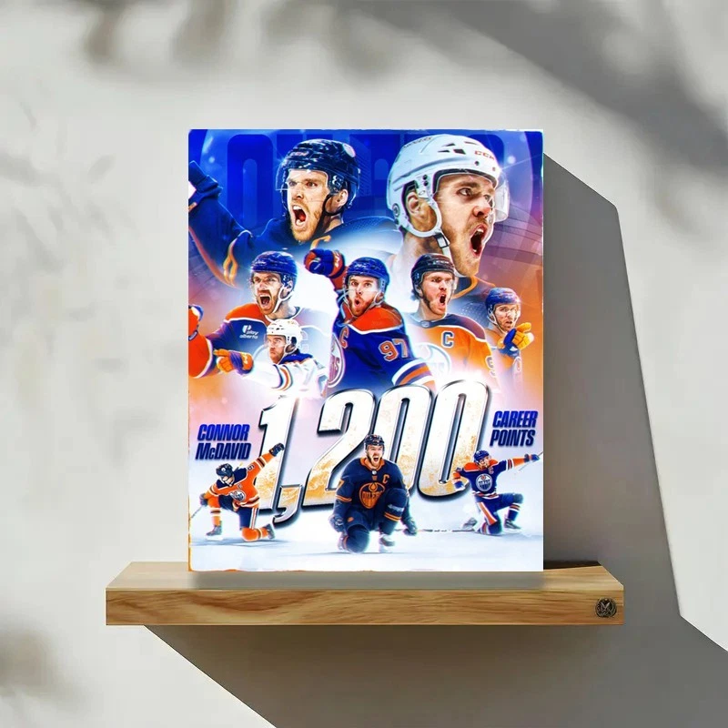 1,200 Points For Connor McDavid Poster