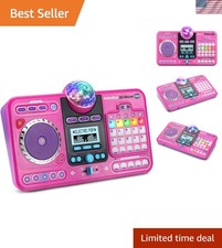 Interactive Kidi Star DJ Mixer for Ages 5 - Bluetooth  Custom Effects Included