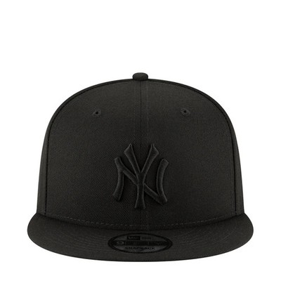 New Era 9FIFTY New York Yankees Cap Men One Size Black Snapback MLB Baseball Hat