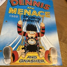 Dennis the menace Knitting Patterns By Gary Kennedy Intarsia 5 designs 