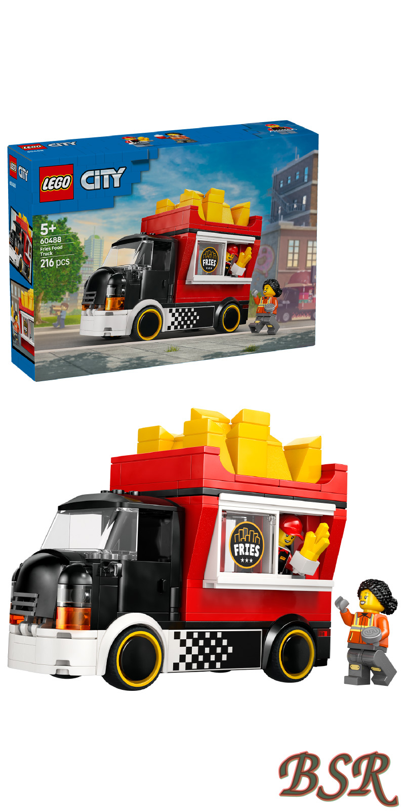 Lego Bausatz 60488 City Foodtruck Mit Küche Und Minifiguren, 216 Teile - Bild 2