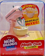 NEW Zuru mini brands Magic Cook Kitchen Series 2 PINK BLENDER REALLY WORKS