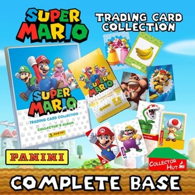 PANINI Super Mario Trading Cards COMPLETE 252 Card BASE SET with