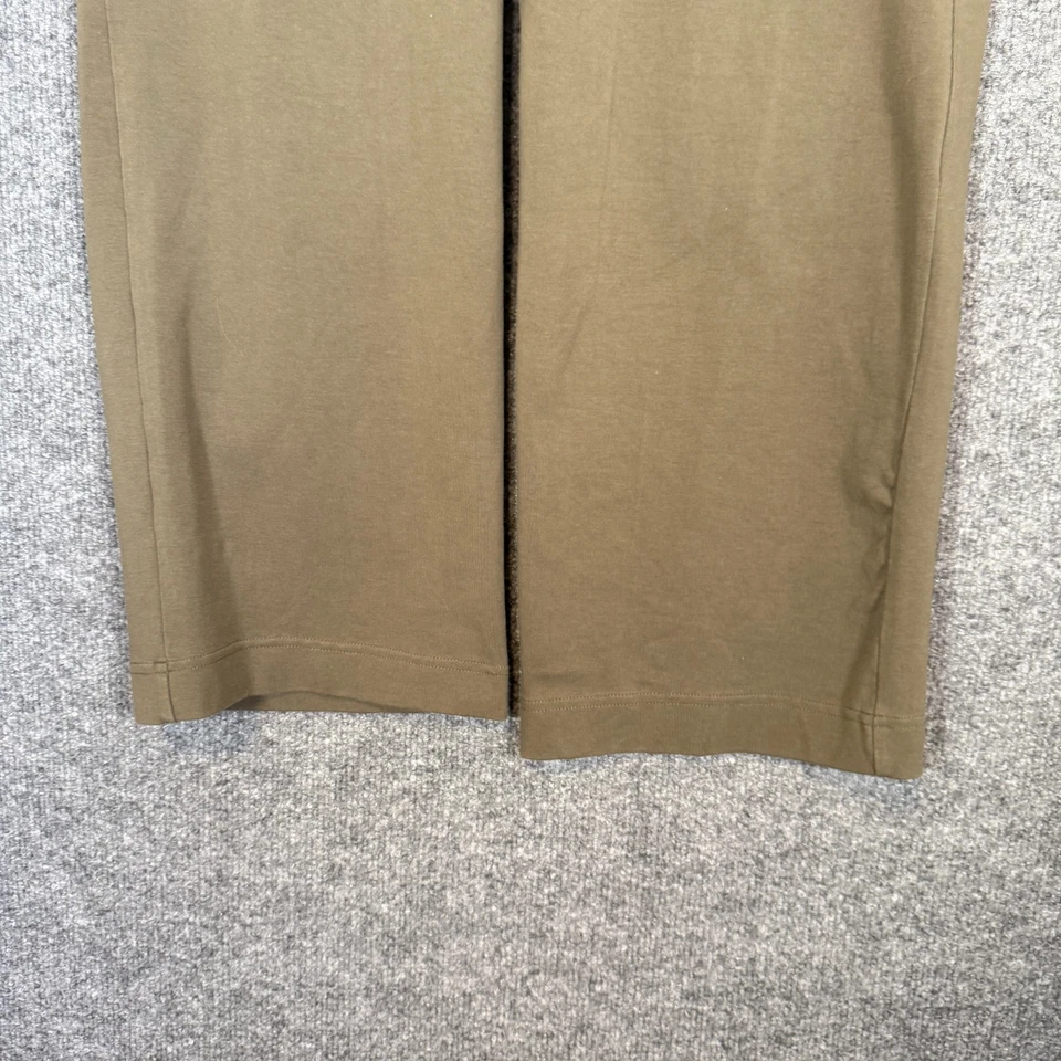 Lands End Pants Women Large Brown Stretch Waist Starfish Straight Leg Minimalist - Image 2 of 4