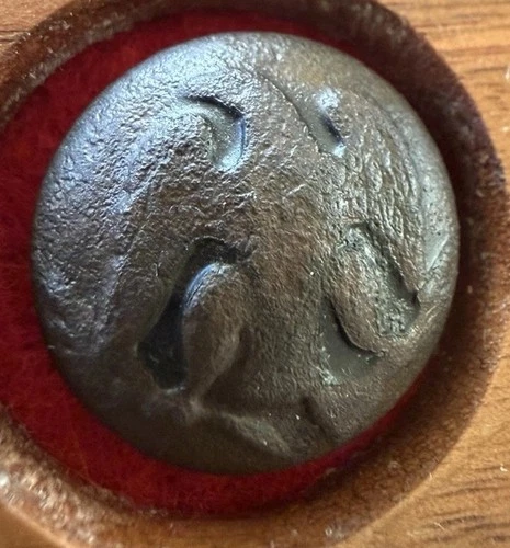 Original Confederate Staff Coat civil war button
