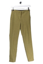 Pantalone donna Zara in tessuto taglia M giallo a quadri preppy casual