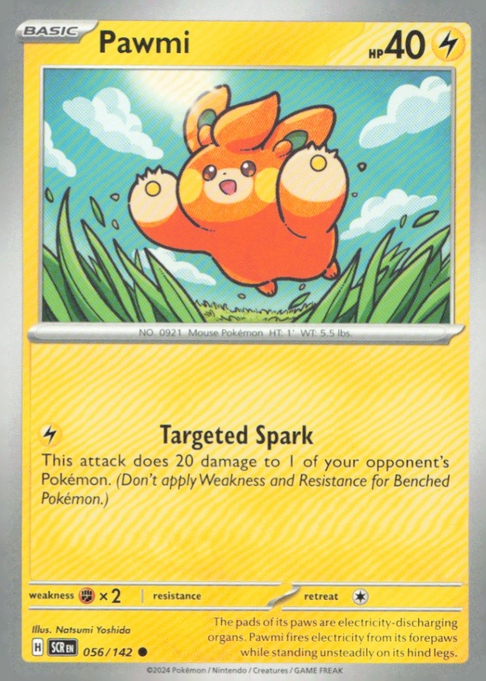 Pawmi Common SV07: Stellar Crown 056/142 NM