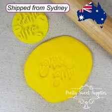 KISS ME Embosser 60mm by Custom Cookie Cutters Cake Decorating Fondant Valentine