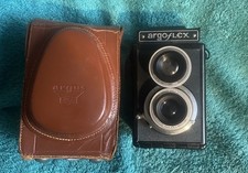 Vintage Argus Argoflex EF TLR Twin Lens Camera w/ Coated Varex 75mm F4.5 Lenses