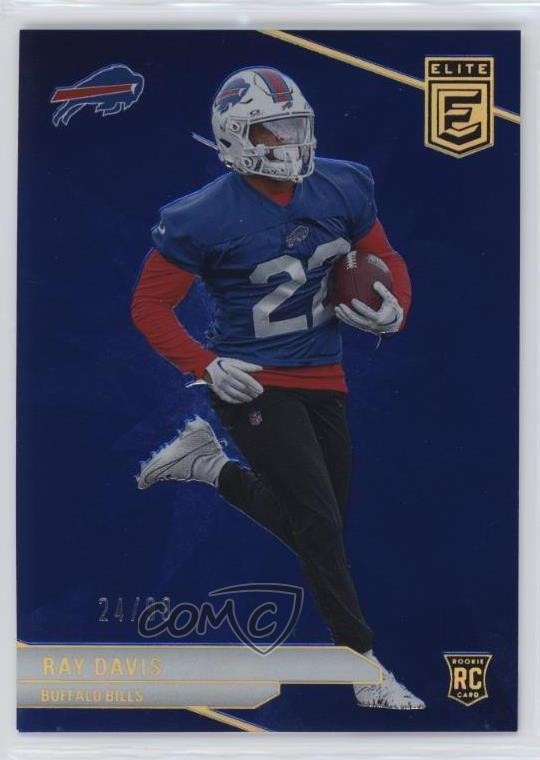 2024 Panini Donruss Elite Rookies Blue 24/99 Ray Davis #154 Rookie RC 1n3b