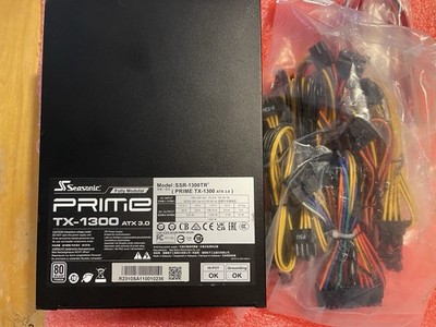 Seasonic Prime Titanium TX-1300 ATX 3 1300 Watt Power Supply SSR-1300TR 80 Plus