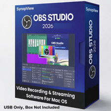 OBS Studio 2026 - Video Recording Live Streaming Screen Recording Software MAC