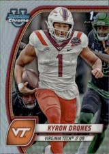 2024 Bowman University Chrome #119 Kyron Drones Refractor