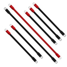 Superbobi Cable 7 Pc Set 2 Awg Hd Golf Cart Battery Club Car 48 Volt