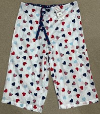 NWT MARKS & SPENCER UNION JACK HEART PYJAMAS BOTTOMS - SIZE 14