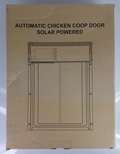 Automatic Chicken Coop Door Solar Powered