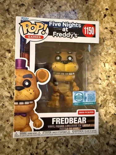 Funko Pop 1150 Five Nights at Freddy's Fredbear Entertainment Exclusive LE9500