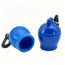 Blue Scuba Diving Regulator Second Stage Mouthpiece Cover Protector Cap with Cli