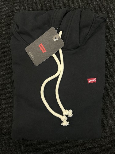Levi's Original Hoodie Black Mens Size Small BRAND NEW - 第 5/13 張圖片