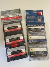 2 Packs of Cassettes for Recording 9 Total NEW