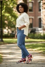 Marc Jacobs Somewhere Sport Sandal Platform Wedge Pink Purple Women US 11 EU41