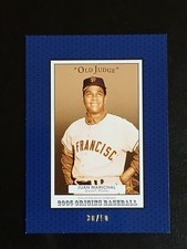 2005 Upper Deck Origins Old Judge Blue 30/50 Juan Marichal #129 HOF
