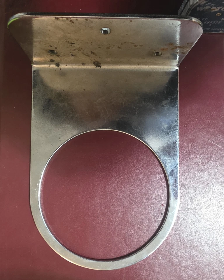 Tacômetro NOS Moroso 50160 cromado 4” suporte facial - Imagem 4 de 4