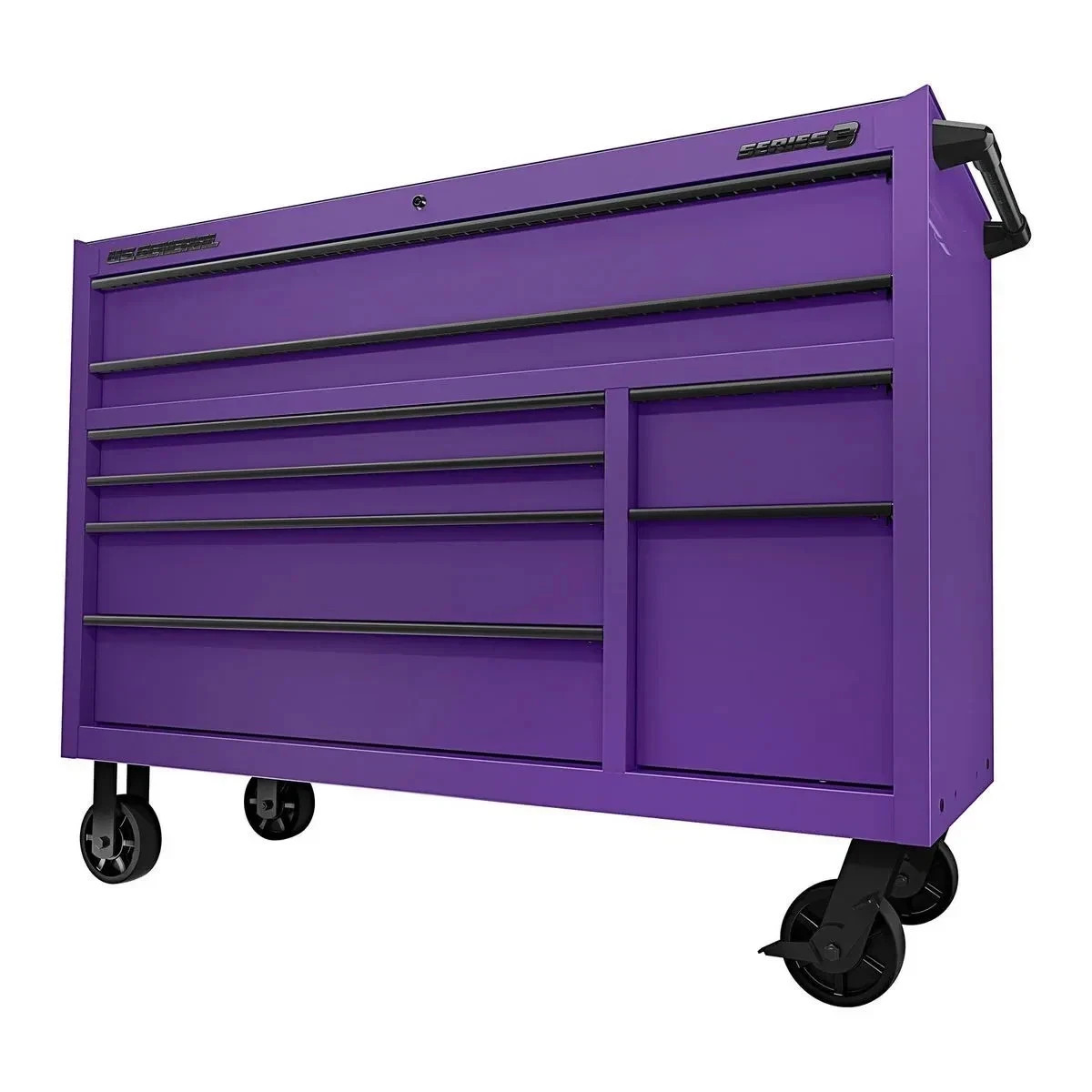 グレートフルデット　紫箱のみ Full sized professional tool box -US General 56x22 Roller Cabinet