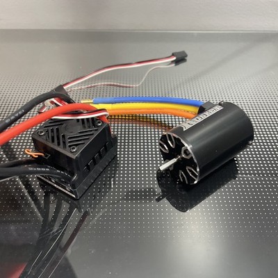WP-10BL80 3650 Rocket 3300KV Brushless ESC Motor Combo For 1/10 RC Car Truck