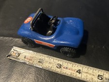 Tonka Toy Race Car Made In Usa 55340 Blue Number Six With Decals
