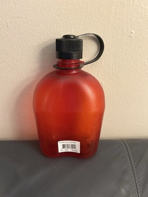 Nalgene 32 Ounce Red Bpa Free Tritan  Oasis Water Bottle Leak Proof