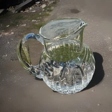 Reed & Barton SOHO Full Lead Crystal 64oz Pitcher Preowned No Cracks,chips