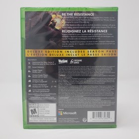 XBOX Series X One SNIPER ELITE RESISTANCE Deluxe Edition Video Game Rebellion