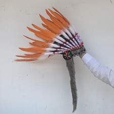 Artificial Feather Headdress Crafts Headwear for Cosplay Party Role Playing