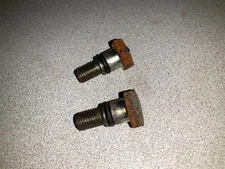 1982 82 HONDA XR80 XR 80 FRONT FORKS FORK CAP BOLTS