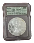 2002 American Silver Eagle IGC MS70