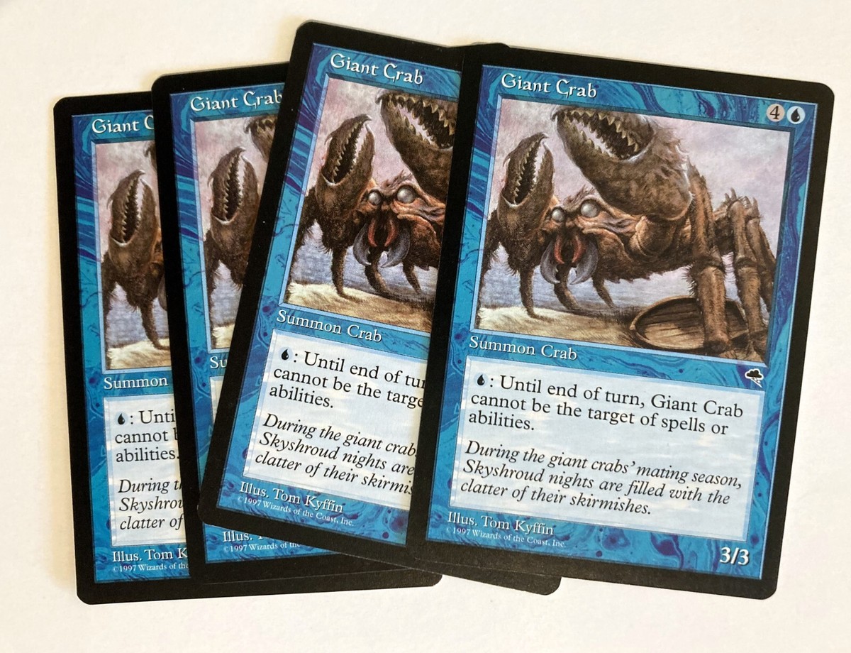 Giant Crab (4) NM Tempest MTG Magic the Gathering | eBay