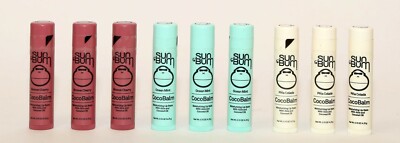 Sunbum Sun Bum CocoBalm Moisturizing Lip balm 0.15 oz 3 Pack YOU CHOOSE!